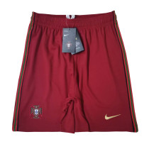 Portugal Home Red Shorts Mens 2020