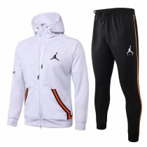 Mens Jordan Hoodie Jacket + Pants Training Suit White 2020/21