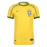 Brazil Retro Home Jersey Mens 1998