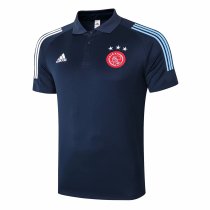Mens Ajax Polo Shirt Navy 2020/21