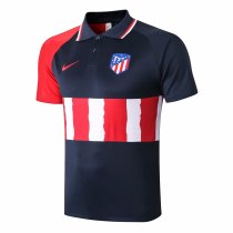 Mens Atletico Madrid Polo Shirt Navy 2020/21