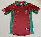 Portugal Retro Home Jersey Mens 1998