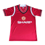 Manchester United Retro Home Jersey Mens 1984