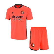 Feyenoord Rotterdam Orange Goalkeeper Jersey Kids 2020/21