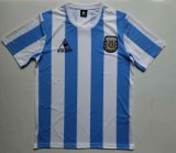 Argentina Home Retro Jersey Mens 1986