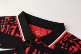 Mens Liverpool Polo Shirt Red - Black 2020/21