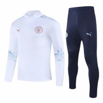 Mens Manchester City Training Suit White 2020/21