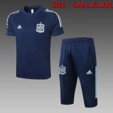 Mens Spain Short Training Suit Navy 2020/21