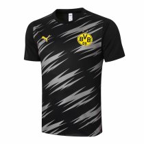 Mens Borussia Dortmund Short Training Jersey Black 2020/21