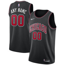Mens Chicago Bulls Nike Black Swingman Jersey - Statement Edition