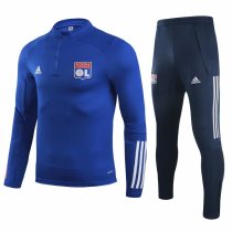 Mens Olympique Lyonnais Training Suit Blue 2020/21