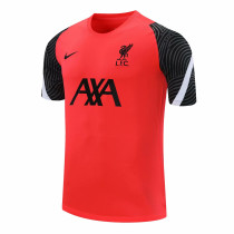 Mens Liverpool Short Training Jersey Orange 2020/21
