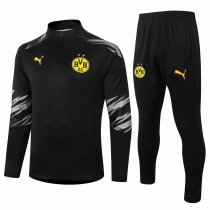 Mens Borussia Dortmund Training Suit Black 2020/21