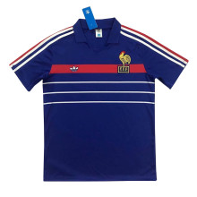 France Retro Home Jersey Mens 1984-1986