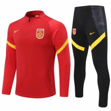 Mens China Training Suit Red 2020/21