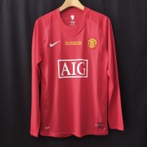 Manchester United Retro Away Jersey Long Sleeve Mens 07/08