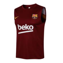 Mens Barcelona Singlet Maroon 2021/22