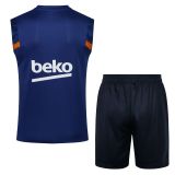 Copy Mens Barcelona Singlet Navy 2021/22