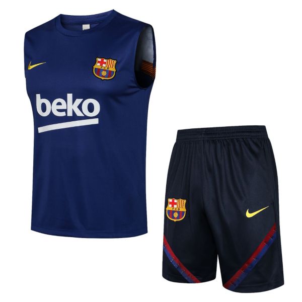 Copy Mens Barcelona Singlet Navy 2021/22