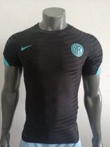 21/22 Inter Milan player version training suit black