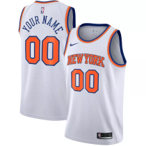 Mens New York Knicks Nike Black 2020/21 Swingman Jersey - Association Edition