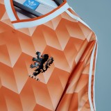 1988 Netherlands Home Retro Soccer Jersey