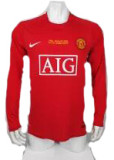 Mens Jersey Manchester  Home  Retro long sleeve  2007-2008