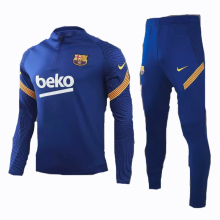 Kids Barcelona Training Suit Blue 2020/21