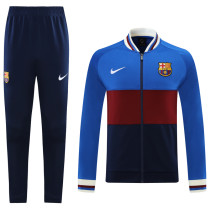 Mens Barcelona Training Suit Color matching  2021