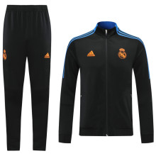 Mens Real Madrid Training Suit black  2021