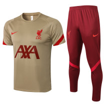 Mens Liverpool Training Suit Mud yellow  2021