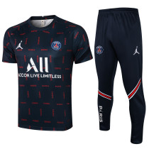 Mens PSG Training  Suit  Royal blue full body inkjet (with trousers) 2021