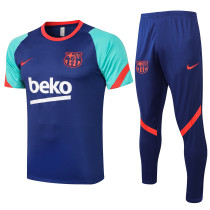 Mens Barcelona Training Suit  Color blue green   2021