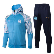 Mens Olympique Marseille Training Suit blue  2021