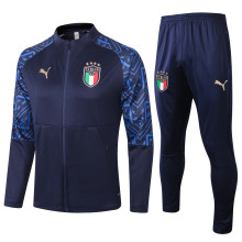 Mens  Italy Jacket + Pants Training Suit black 2021/22