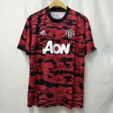 Mens Manchester United Training Wear Jersey  20/21