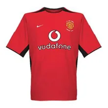 Retro Manchester United Home Jersey Mens 2002