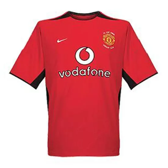 Retro Manchester United Home Jersey Mens 2002