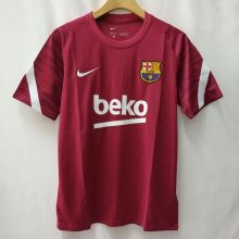 Mens Barcelona Red Training Kit Jersey 21/22