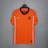 Retro Netherlands Home Jersey Mens 2010