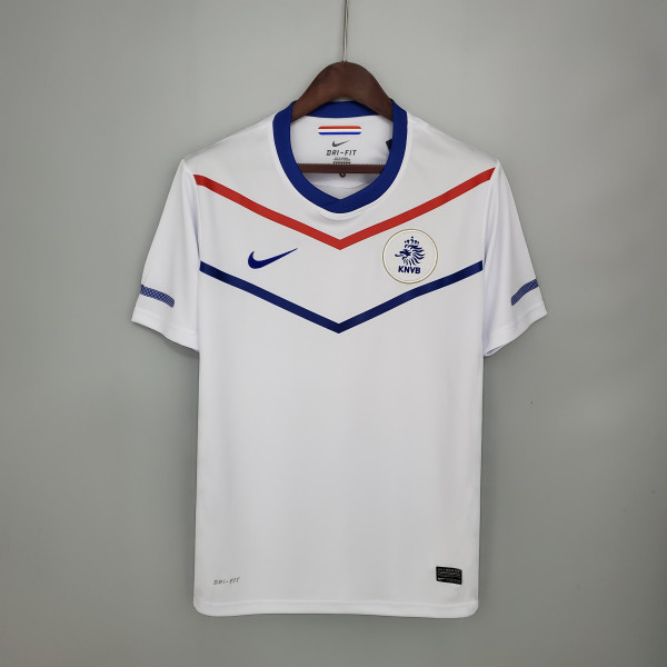 Retro Netherlands Away Jersey Mens 2010