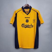 Retro  Liverpool  Away  Jersey Mens 2000-2001