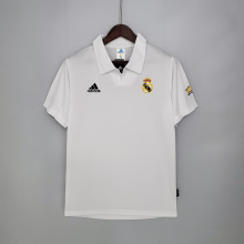 Retro Real Madrid Home Jersey Mens 2001-2002