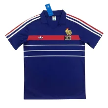 Retro French  Home Jersey Mens1984-1986