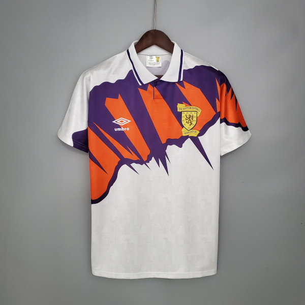 Retro   Scotland Away Jersey Mens1991-1993