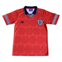 Retro   England   Away  Jersey Mens 1990
