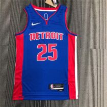 Mens Detroit Pistons Nike Blue 2022 NBA Draft First Round Pick Swingman Jersey - Icon Edition