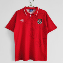 Retro  Wales Home Jersey Mens1992/94