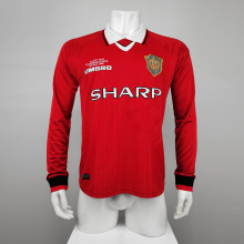 Retro Manchester United Home Jersey Mens 1999