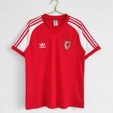 Retro  Wales Home Jersey Mens 1982